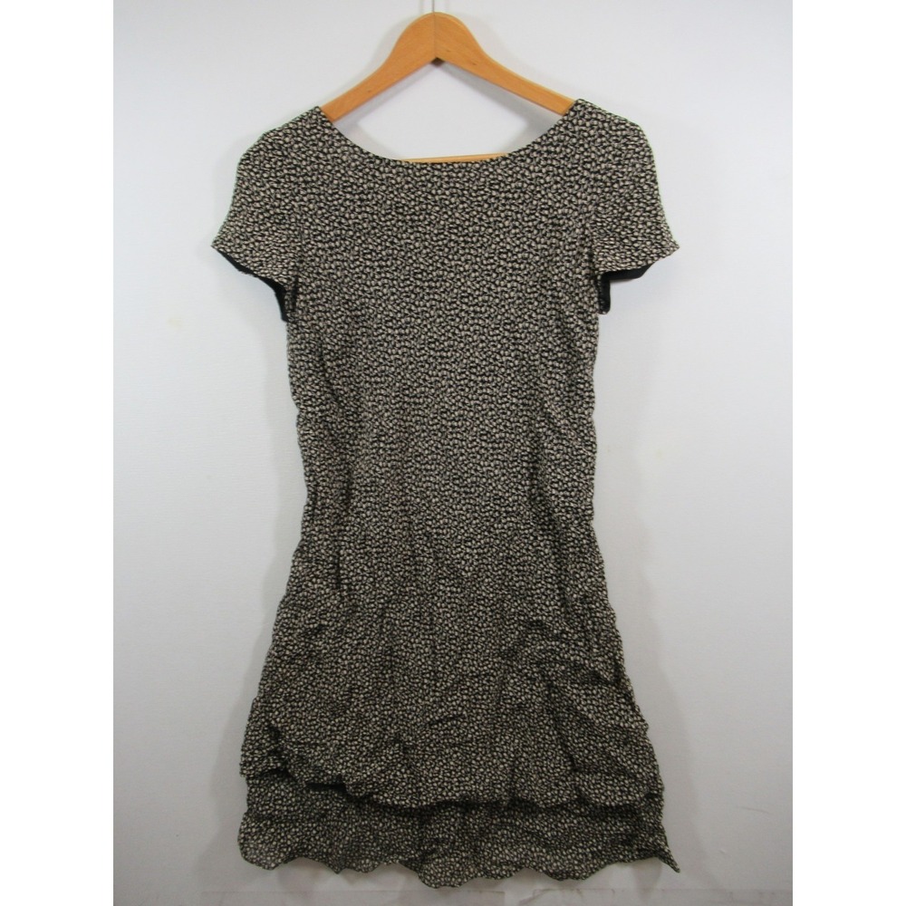 Vintage Jones New York Floral Dress Women 8 Short Sleeve 90s Grunge Bloomcore